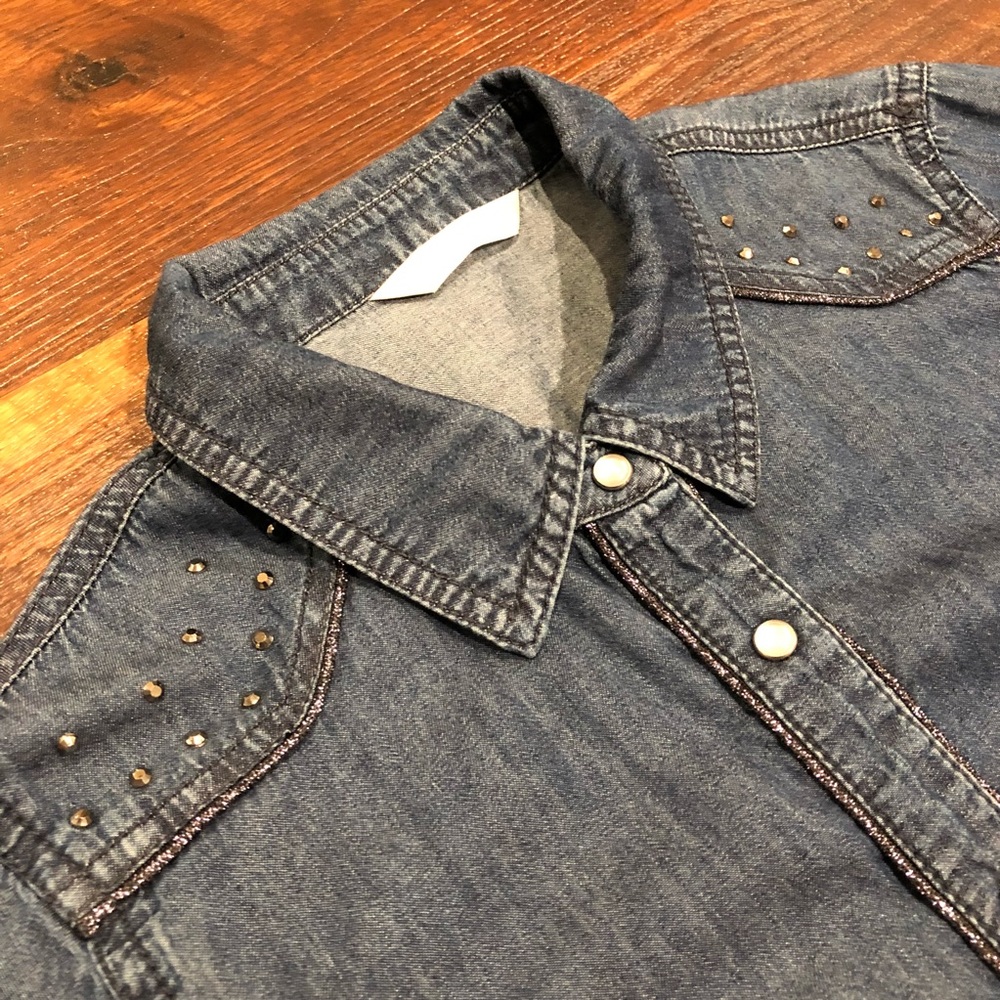 Studded Button Down - Picture 2 of 3